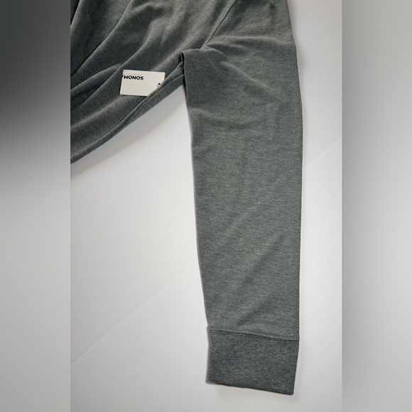 NWT Sonoma Men’s Essential Pique Quarter-Zip Heather Gray Size L - Picture 5 of 13